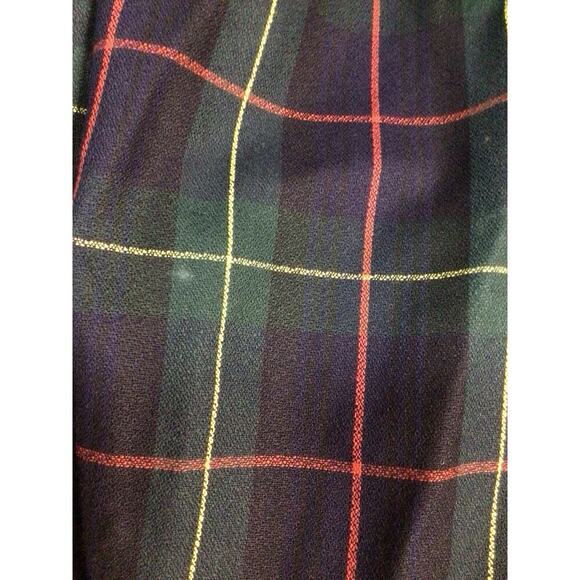 Vintage Talbots Wool Blend Navy Plaid Dress Suit Size 16 Formal Business Career - Picture 13 of 16